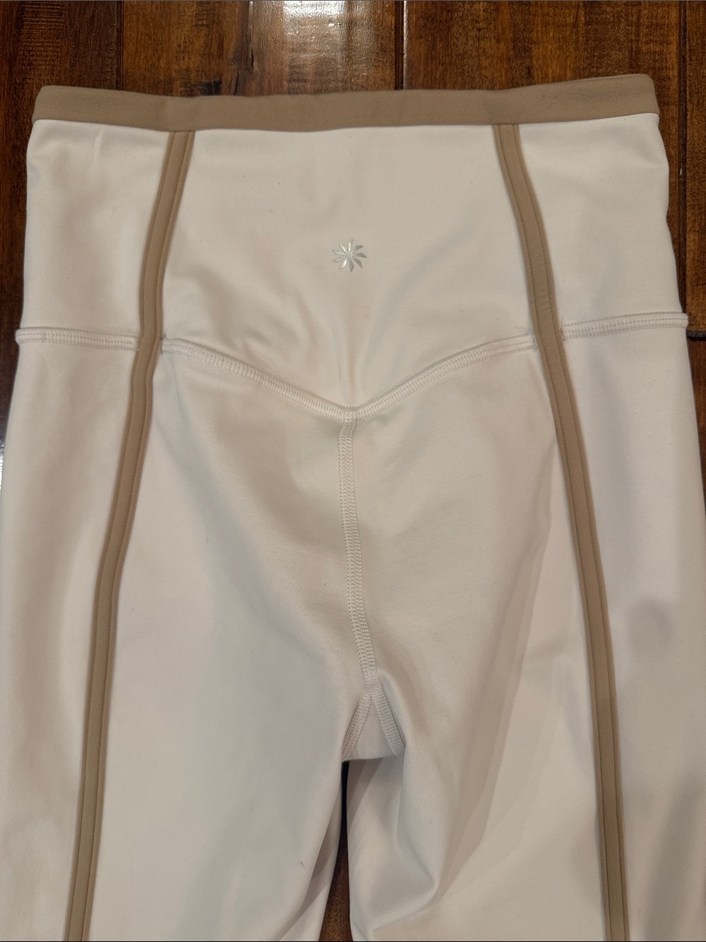 MINT! Athleta elation 7/8 Tight ultra HR high rise size XXS cream & mocha - Picture 6 of 7